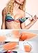 ASIMOON Strapless Bra,Adhesive Invisible Silicone Backless Reusable Bras For Women (B Cup)