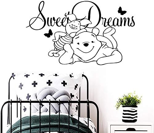 haochenli188 Diy Winnie the Pooh Wall Stickers Decorative Sticker Home Decor For Kids Rooms Diy Home Decoration Waterproof Wall Art Decal 1 XL 57cm X 33cm