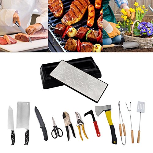 image for Akeruzi Diamond Knife Sharpening Stone,Double-sided Whetstone Is Used 