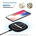 Poweradd Wireless Charger Charging Pad, 10W Fast Charger for Samsung Galaxy S6 Edge+, S7, S7 Edge, S8, S8 Plus, Note7, Note8, 5W Wireless Charger for iPhone X / 8/8 Plus and All Qi Enable Devices