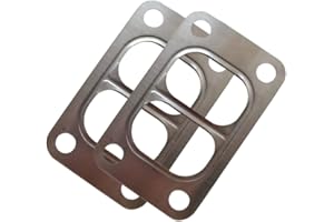 2Pack YCHIMAN Turbo Gasket T3 T34 T35 T38 Twinscroll Entry Divided Turbin Inlet Turbocharger