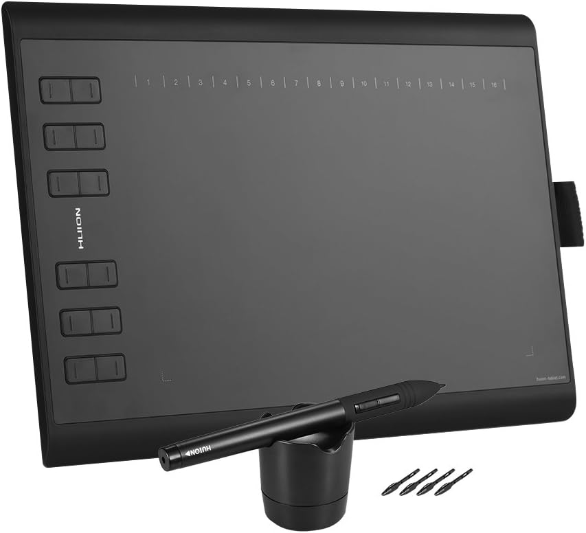 HUION L4S 15" A4 Size Ultra-thin Portable LED Light Pad Box Panel Table Copyboard Adjustable Illumination USB Powered for Cartoon Tattoo Tracing Pencil Drawing