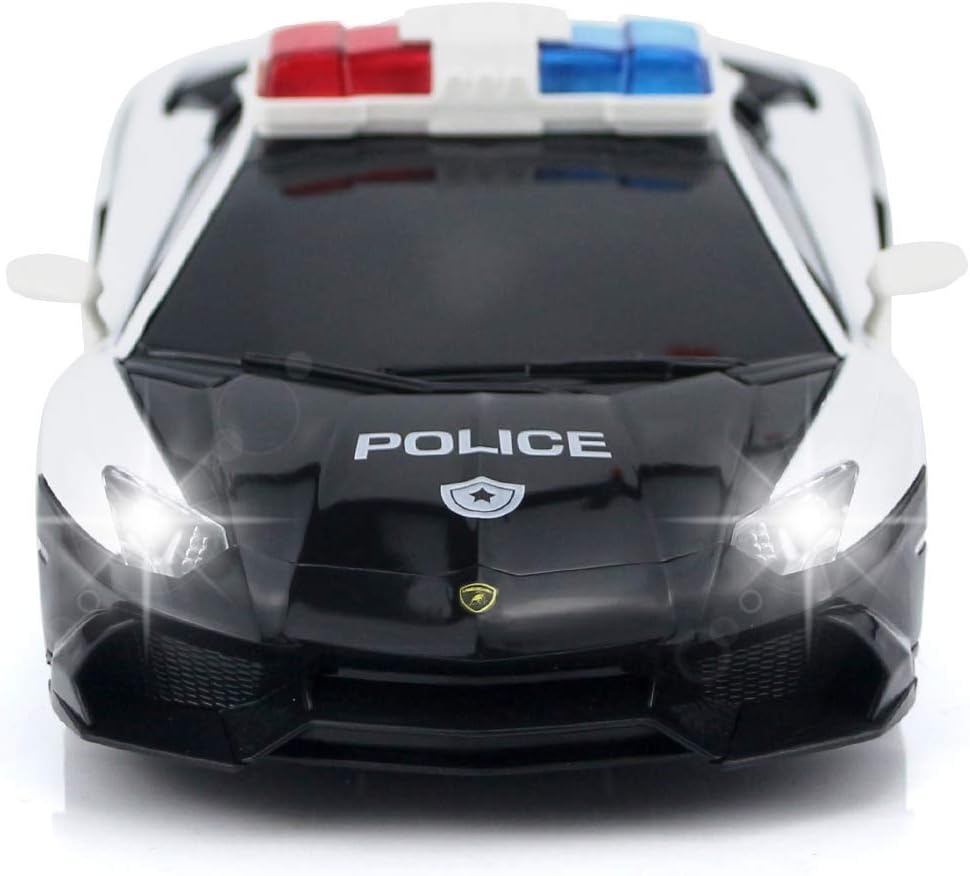 Amazon Qun Feng 1 24 Lamborghini ランボルギーニ ラジコン ラジコンカー こども向け リモコンカー 車のおもちゃ パトカー パトロールカー 警察車両 電動rcカー レース ミニカー 高速車 ラジコンくるま おもちゃ カー Led搭載 男の子 子供のおもちゃ 知育玩具