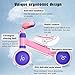 EWOKI Baby Walker Balance Bikes Bicycle Toy for Children 10-24 Months，Outdoor Toddler Bike for1 Year Old Boys Girls No Pedal Infant 4 Wheels First Birthday Gift(Pink)thumb 3