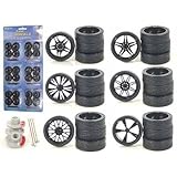 Black Replacement Rims For 1/24 Scale Cars & Trucks
