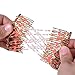 Lovef Elastic Double Combs Handmade Beaded Flower Hair Clips Hair Holder Ez Hair Comb (7#)