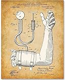 Blood Pressure Cuff Patent Print - Medical Art