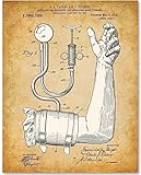 Blood Pressure Cuff Patent Print - Medical Art