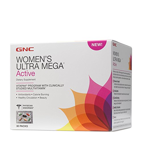 GNC Womens Ultra Mega Active - 30 Packs GNC Womens Ultra Mega Active - 30 Packs