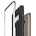 Galaxy S8+ Plus Case, TORRAS 2 in 1 Hybrid Anti Fingerprint Slim Fit Soft TPU Rubber Cover with Hard Plastic Bumper Scratch Resistant Phone Case for Samsung Galaxy S8+Plus, Black/Silver Edge