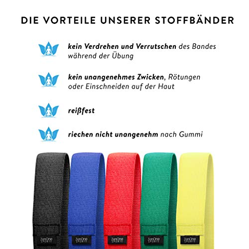 ZenOne-Sports-ZenLoops-Fabric-Fitnessbaender-aus-Stoff-5-Verschiedene-Staerken-Widerstandsbaender-fuer-Oberkoerper-Bein-Po-Training-rutschfest-inkl-Trainings-Guide-Tasche