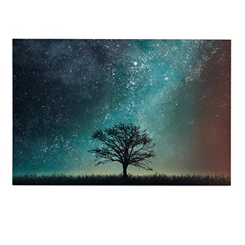 511PKCz5uTL Navaris Magnetic Dry Erase Board - 24 x 36 inches Decorative White Board for Wall with Printed Design, Includes 5 Magnets and Marker - Starry Sky - Image 6