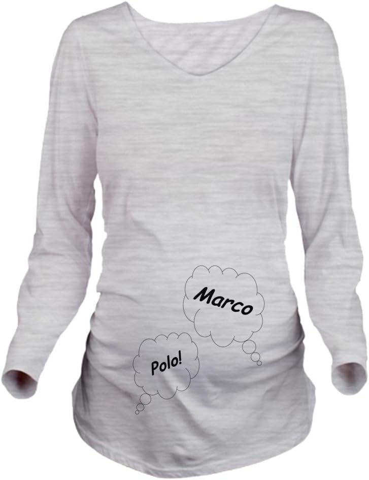 CafePress Marco Polo Twin Maternity Shirt Long Maternity Tee