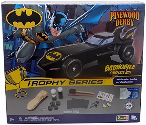 Revell Kid's Beginner Batmobile Pinewood Derby Project Kit