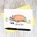40 Animal Thank You Cards - With Yellow Envelopes