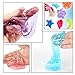 Gunsamg DIY Slime Kit Supplies for Kids,Clear Crystal Slime Making Kit, Fluffy Slime,Glitter,Colorful Foam Balls and Beads for Making Art Craft