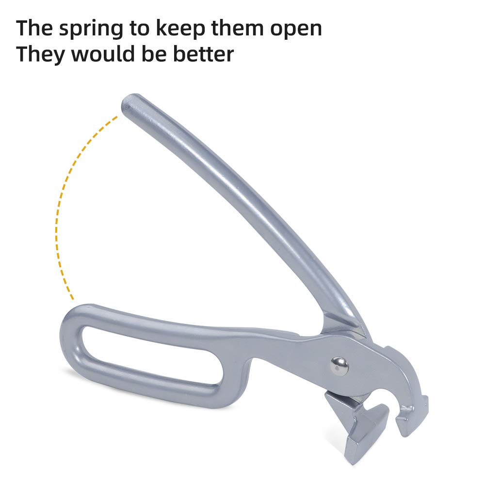 SHANGPEIXUAN Pizza Pan Gripper for Deep Pizza Pans,Heavy Duty Cast Aluminum Pan Tongs,Great for Pulling Hot Pizza Pan out of the Microwave,Oven … …