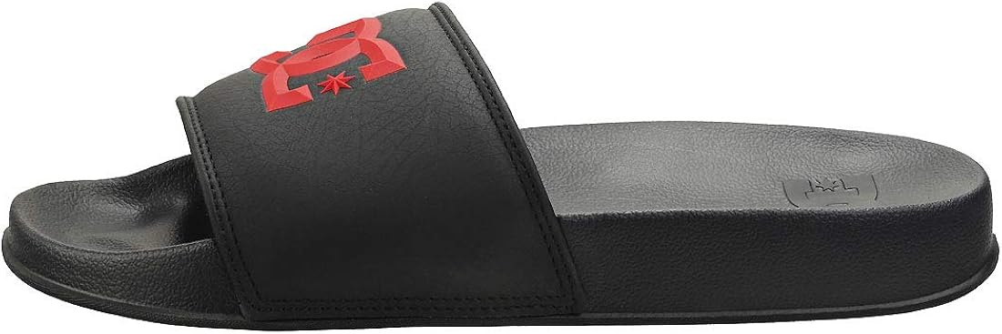 DC Shoes Men's Beach & Pool Shoes, Black Red, US:7: Shoes