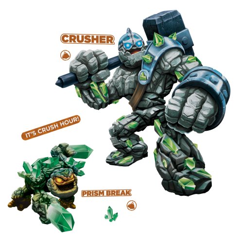 Roommates Rmk2287Gm  Skylanders Giants Crusher And Prism Break Peel And Stick Giant Wall Decals