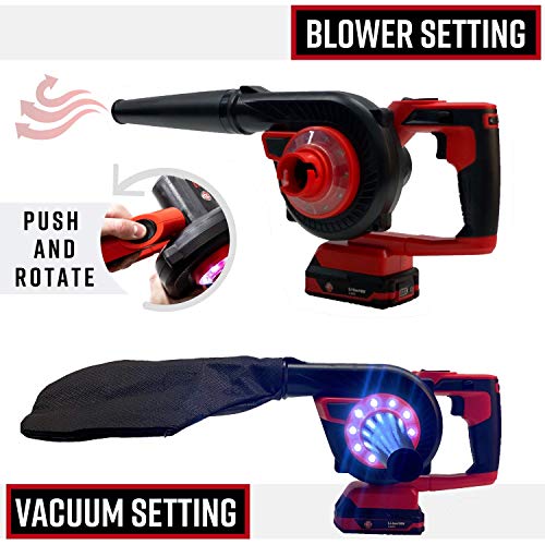 Adam’s Dual Purpose Car Vacuum & Car Dryer Cordless Vacuum for Car