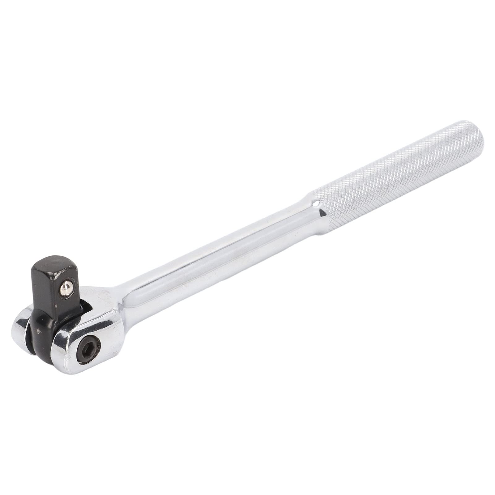 Breaker Bar,10in Chrome Vanadium Steel 1/2in Drive 180 Degree Driving Head Wrench, Wheel Nut Spanner for Heavy Duty Automobile Repairs