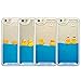 Yoption Liquid Case for iPhone 6 6s 4.7,Clear Cute Creative Design Liquid Floating Rubber Duck Hard Case Cover for iPhone 6 6s 4.7(Two Ducks)