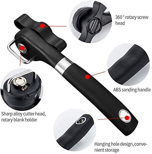 2 Colors Manual Can Openers (Black)