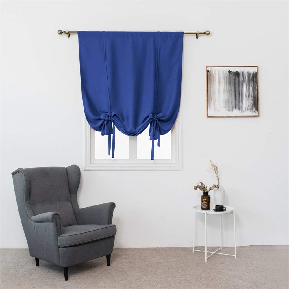 ele ELEOPTION Tie-Up Simple Blackout Curtain - Image 3