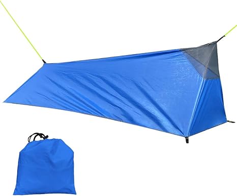 Amazon Co Jp Gecheer テント シングルテント パップテント 軽量 収納コンパクト キャンプテント 寝袋 簡単設営 アウトドア キャンプ 防災 収納袋付き ホーム キッチン