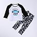 FEITONG 1Set Infant Toddler Baby Boy Letter Print T-Shirt Tops+Pants Outfits Clothes (12 Months)