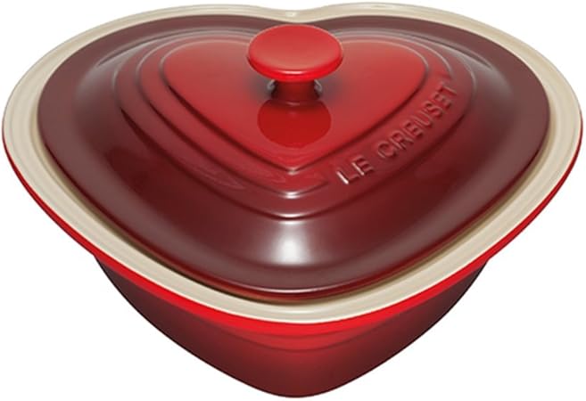 Heart shaped le creuset casserole dish