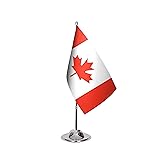 Canadian Desk Flag 5.9 x 8.9 Inch - Canada