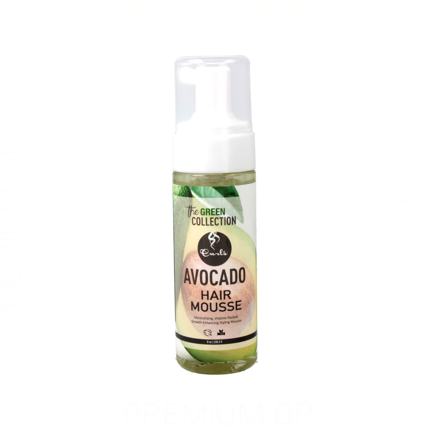 Curls Avocado Hair Styling Mousse 8oz