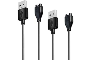 KISSMART Charger for Fenix 8, Fenix 7 7X 7S, Fenix 6 6X 6S Pro, Fenix 5 5X 5S Smart Watch Replacement Charging Cable [2Pack, 3.3ft]