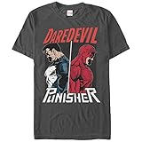 Marvel The Punisher vs. Daredevil Mens Graphic T Shirt