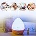 Aickar Egg Diffuser, 300ml Essential Oil Diffuser, Aromatherapy Diffuser with Touch Sensitive Buttons, Ultrasonic Cool Mist Humidifier with Night Light and Auto Shut-off Function