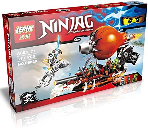 Ninjagoed Lepin JAY Ninja Raid Zeppelin Weapon Building Blocks Bricks Lepin Ninja Toys Compatible Legoed