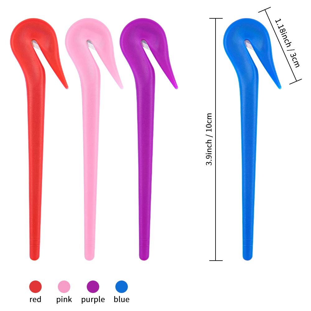 Elastic Hair Bands Remover, TsMADDTs 4pcs Pony Pick For Cutting Pony Rubber Hair Ties Pain Free Ponytail Remover Tool 50pcs Colored Rubber Hair Ties : Beauty