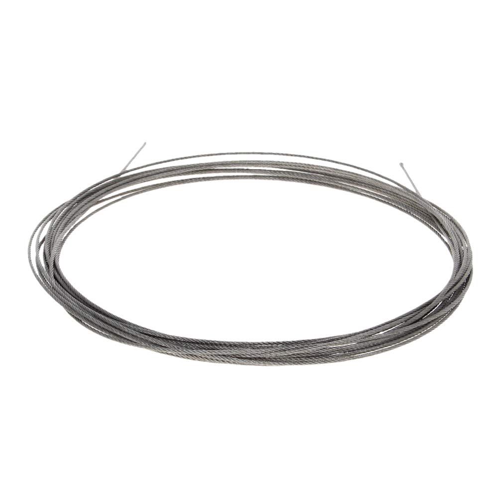 Othmro 1Pcs 1/25" Dia Wire Rope 16.4 ft 304 Stainless Steel Wire Cable, Aircraft Cable, Trellis Wire, Flexible Metal Wire Rope Cable for Railing,Decking,DIY Balustrade
