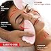 Rose Quartz Roller & Gua Sha - Stunning Premium Quality Natural Stone Facial GuaSha and Face Massager Tools. Traditional Crystal Facial Scraping Tool and Rollers