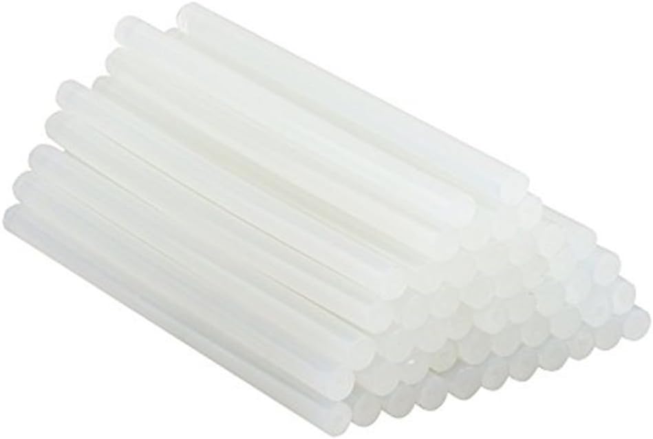 SCHOFIC All Purpose Transparent Hot Melt Glue Sticks for Glue Gun [SIZE 11 MM X 20 CM] for DIY Small Craft - 100% Safe - Energy Efficient - Perfect for Fixing Household Items, Arts & Crafts, & More - White