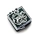 ST.GEORGE ON HORSE SLAYING DRAGON CHRISTIAN ART SILVER LAPEL PIN GIFT BOX