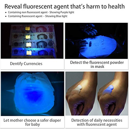 6 Waklyte+Flashlight+Ultraviolet+Blacklight+Detector