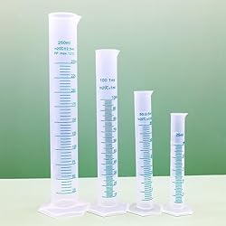 1PC 100ml Plastic Graduated Cylinder - Transparent
