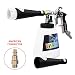 VGEBY High Pressure Car Cleaning Gun, Professional Washing Blow Gun with 1000ml Kettle for Car Interior Care (Metal Nozzle-US Connector)