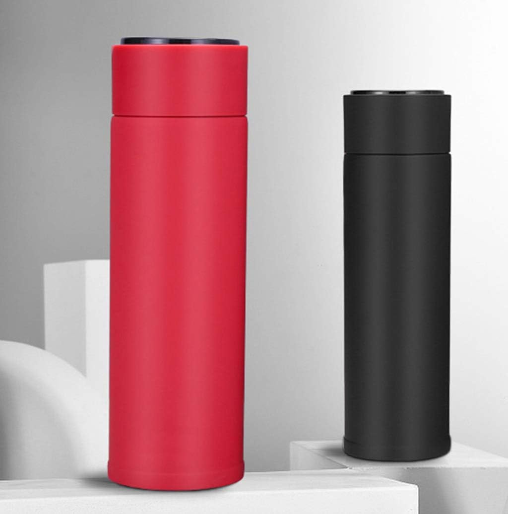 thermos flask with temperature gauge