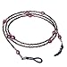 VORCOOL Glass Chain Bohemia Decorative Beaded Eyeglasses Spectacles Chain Holder Purple