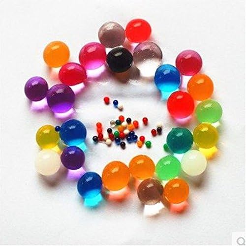 Advancell Water Beads, 2 oz pack (Almost 4,000 )ArtLong Crystal Soil Water Bead Gel Rainbow Mix For Kids Tactile Sensory Experience, Wedding Centerpiece Vase Filler, Plant decoration, Orbeez refill