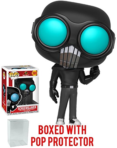 Funko Pop! Disney Pixar: Incredibles 2 - Screenslaver Vinyl Figure (Bundled with Pop Box Protector Case)