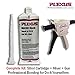Plexus MA300 Black Two-Part Base & Accelerator (B/A) Methacrylate Adhesive - 50 ml Dual Cartridge - PLEXUS IT410 [PRICE is per CARTRIDGE]